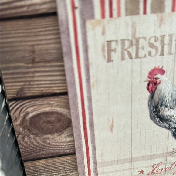 Rustic Farmhouse Cottage Shabby Chic tabletop/Wall Art Set with wood and metal - Picture 14 of 16